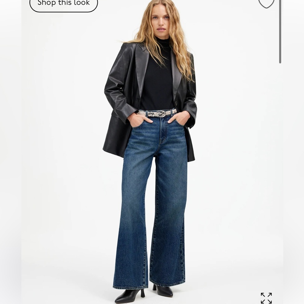 Madewell Superwide Leg Jeans- like new!